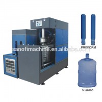 Semi-automatic 5 gallon pet plastic bottle blowing machine